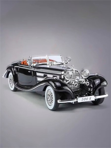 Машинка Benz 500K Черная 4e97ce06ce0e11ef0a8 - фото 1693395