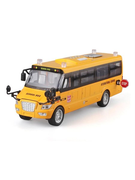 Машинка Автобус школьный инерционный на батарейках в коробке 644f2e32d4e211ef0a8 - фото 1693433