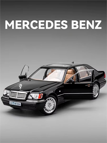 Машинка Mecedes Benz W140 21 см Черный 257a63dad05a11ef0a8 - фото 1693547