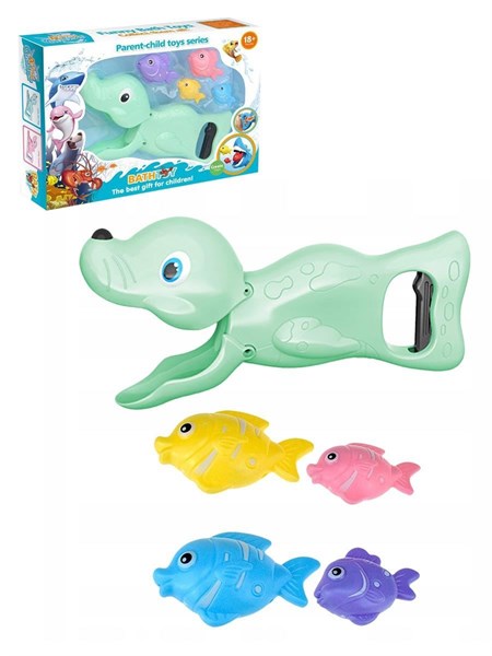 Игрушка для купания "Мятный морской лев с рыбками" в коробке 44baa5b7d4e211ef0a8 - фото 1694451