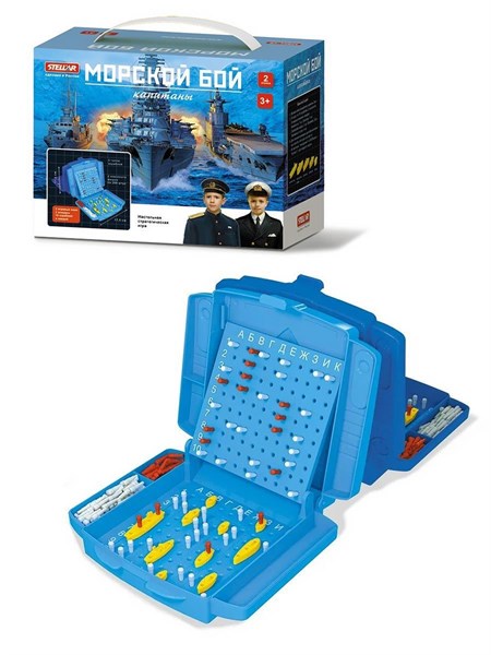 Настольная игра Stellar №61 Морской бой Капитаны, 01161 8a64853fd4f411ef0a8 - фото 1694964