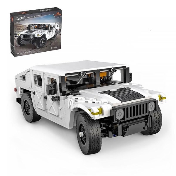 Конструктор CaDA Внедорожник Humvee 1:12 белый (1386 деталей), C61027W 67492d17d43611ef0a8 - фото 1695584