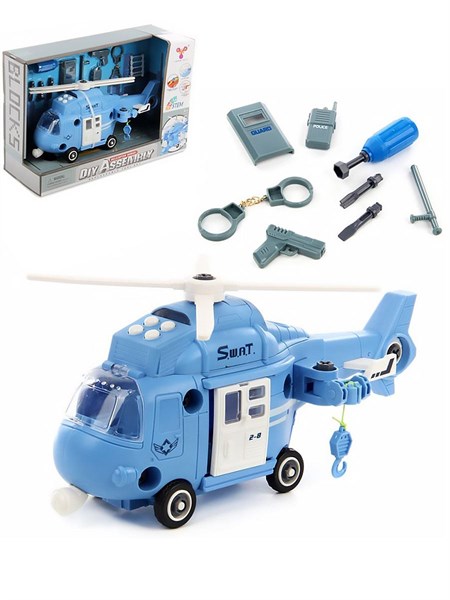 Конструктор Вертолет S.w.a.T. (свет,звук) Yiwan Toys YW9090A 4a09c8cad4e211ef0a8 - фото 1695789