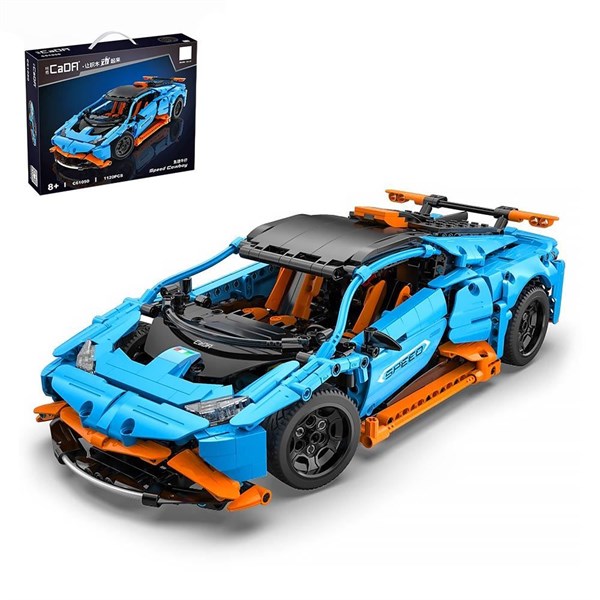 Конструктор CaDA Спортивный автомобиль Speed Cowboy (1120 деталей), C61050W 676015cdd43611ef0a8 - фото 1696438
