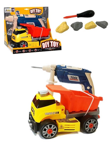 Конструктор Самосвал с шуруповертом DIY Toy 9902 49492ffcd4e211ef0a8 - фото 1696680