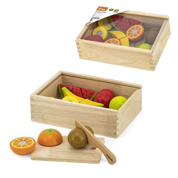 Игровой набор Фрукты (9 предметов) (дерево) Viga, 44539 2fbfa5fbcf3e11ef0a8 - фото 1697373