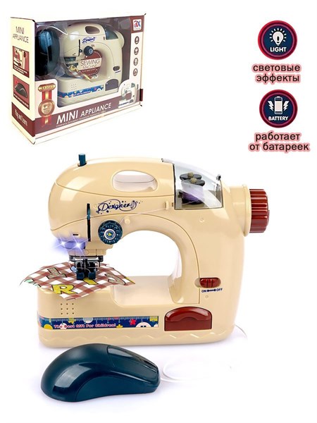 Швейная машинка MINI на батарейках (свет) с ручкой в коробке 4ec23077d4e211ef0a8 - фото 1697429
