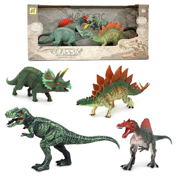 Набор динозавров Jurassic dinosaur world (4 шт) Benteng BT829A-09 52f823a9d4e211ef0a8 - фото 1697614
