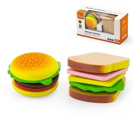 Игровой набор Сложи бутерброд (6 предметов) (дерево) Viga, 50810 2f7ec250cf3e11ef0a8
