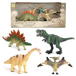 Набор динозавров Jurassic dinosaur world (4 шт) Benteng BT829A-10 c1595dd5eadd11ef0a8