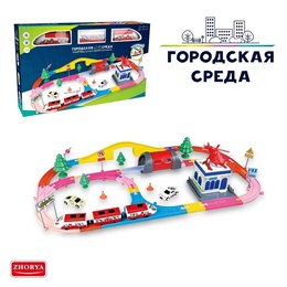 Железная дорога 67 деталей (свет, звук) Zhorya ZYB-B3313 444662e1d4e211ef0a8
