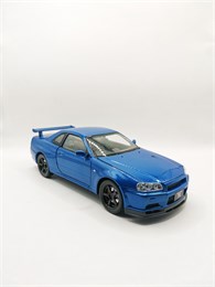 Машинка Nissan Skyline R34 21 см Синий 7a31cbc1d05a11ef0a8