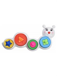 Логическая игрушка-сортер Stellar Гусеница, 01395 85af15cbd4f411ef0a8