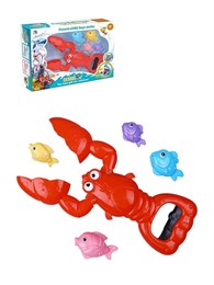 Игрушка для купания "Красный краб с рыбками" в коробке 44b73c60d4e211ef0a8
