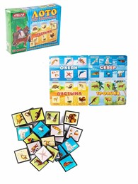 Настольная игра Лото Мир животных (24 фишки) Stellar, 00906 876a04b4d4f411ef0a8
