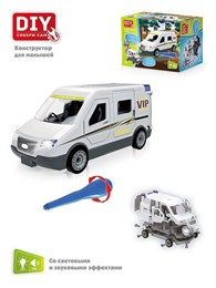 Конструктор Машина Vip Travel (свет, звук) DIY Toy 1368 4965706fd4e211ef0a8