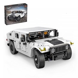 Конструктор CaDA Внедорожник Humvee 1:12 белый (1386 деталей), C61027W 67492d17d43611ef0a8