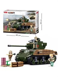Конструктор Армия Танк (715 деталей) 2 в 1 Sluban M38-B1110 ee1f0211d12f11ef0a8