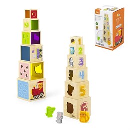 Пирамидка-кубики Цифры и фигурки (дерево) Viga 44572 2f53b3f6cf3e11ef0a8
