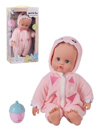 Пупс (40см) на батарейках(звук) Animal set Дино розовый в ко 4caa97f4d4e211ef0a8