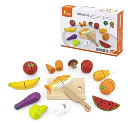 Игровой набор Режем продукты (14 предметов) (дерево) Viga, 44579 2fde400fcf3e11ef0a8