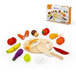 Игровой набор Режем продукты (14 предметов) (дерево) Viga, 59560 2f86302ccf3e11ef0a8