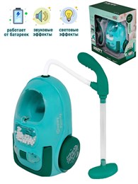 Пылесос HAPPY на батарейках (свет,звук) с ручкой в коробке 516c9f13d4e211ef0a8