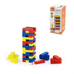 Настольная игра Построй башню цветная (дерево) Viga 56215 29fb835dcf3e11ef0a8