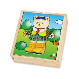 Игра на магнитах Одень мишку 18 деталей (дерево) 56403 297cef0ecf3e11ef0a8