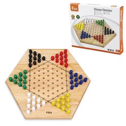 Настольная игра Китайские шашки (дерево) Viga 56143 296c21d4cf3e11ef0a8