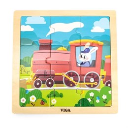 Пазл в рамке Поезд 9 деталей (дерево) Viga 44631 2eed3d9bcf3e11ef0a8