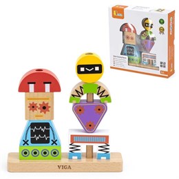 Пазл 3D Робот 8 деталей (дерево) Viga 44652 2f2023a6cf3e11ef0a8