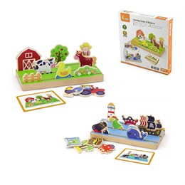 Пазл 3D Ферма и море 22 детали (дерево) Viga 50183 2e8d02f2cf3e11ef0a8