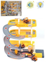 Набор "Гараж" CONSTRUCTION (свет,звук) в коробке 5b14b0b0d4e211ef0a8