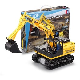 Конструктор Экскаватор гусеничный на р/у (544 детали) CaDA, C51057W 67a44ad6d43611ef0a8