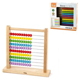 Счеты разноцветные 10 рядов (дерево) Viga 50493 29575bc2cf3e11ef0a8