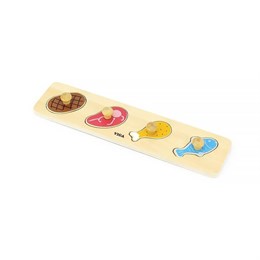 Пазл-вкладыш Мясо и рыба 4 детали (дерево) Viga 44533 29cdad2dcf3e11ef0a8