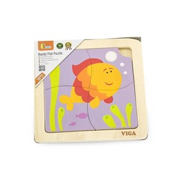 Пазл-вкладыш Рыбка 4 элемента (дерево) Viga 50144 2ddae31ecf3e11ef0a8
