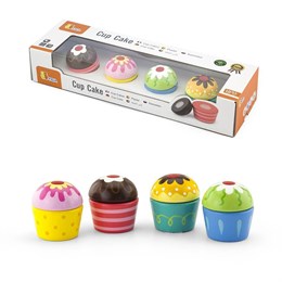 Игровой набор Капкейки (4 предмета) (дерево) Viga, 50808 2f99cec5cf3e11ef0a8