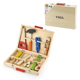 Чемодан с инструментами (10 предметов) (дерево) Viga 50387 2b5f9c4dcf3e11ef0a8