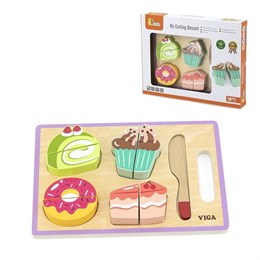 Игровой набор Режем десерт (6 предметов) (дерево) Viga, 44639 2feab2accf3e11ef0a8
