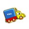 Набор Транспорт на магните 20 шт (дерево) Viga 58924 30079c06cf3e11ef0a8 - фото 1692708