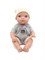 Пупс (22см) в сером комбинезоне Hand made в пакете 4cb9f650d4e211ef0a8 - фото 1697077