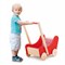 Коляска-каталка для кукол красная (дерево) Viga 59215 2aac5b08cf3e11ef0a8 - фото 1698662